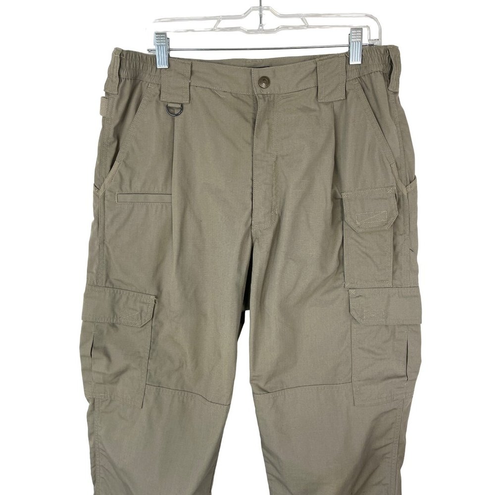 5.11 Tactical Series Mens Cargo Pants Tan Utility Outdoors Military Size 34 x 30 - Picture 3 of 10